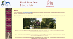 Desktop Screenshot of churchhousefarmlivery.co.uk